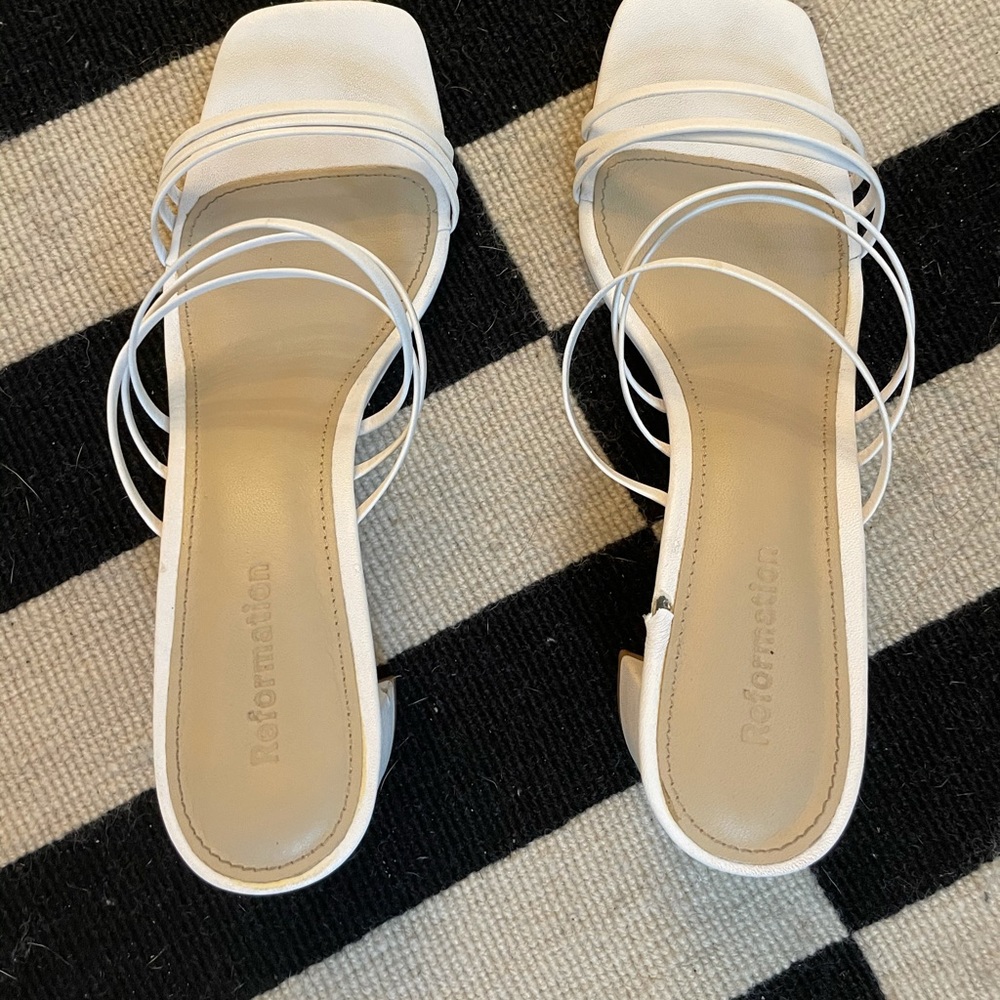 Lightly worn Reformation sandal